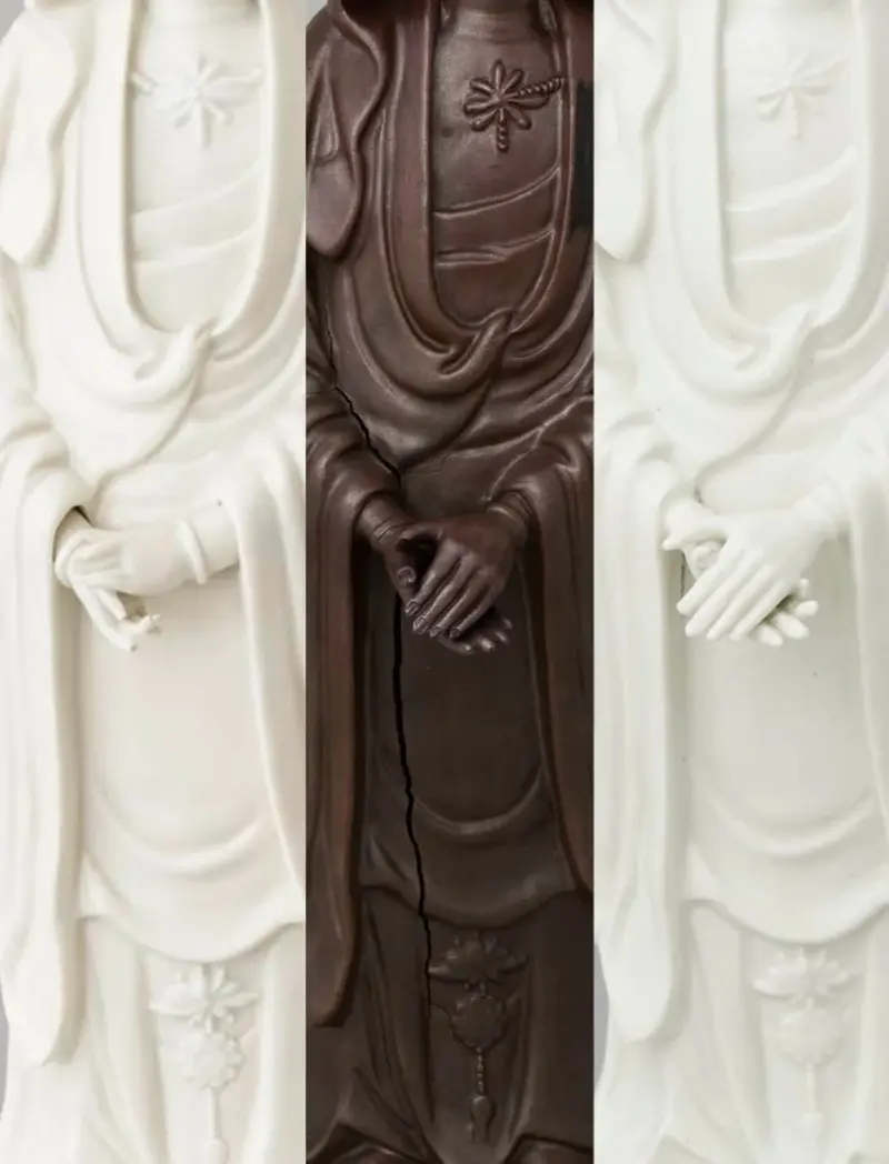 Chinesische Guanyin und ihre Meissener Nachahmungen in Steinzeug und Porzellan