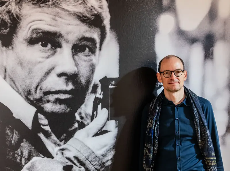 Dr. Bertram Kaschek, Kurator der Ausstellung "Christian Borchert. Tektonik der Erinnerung" 