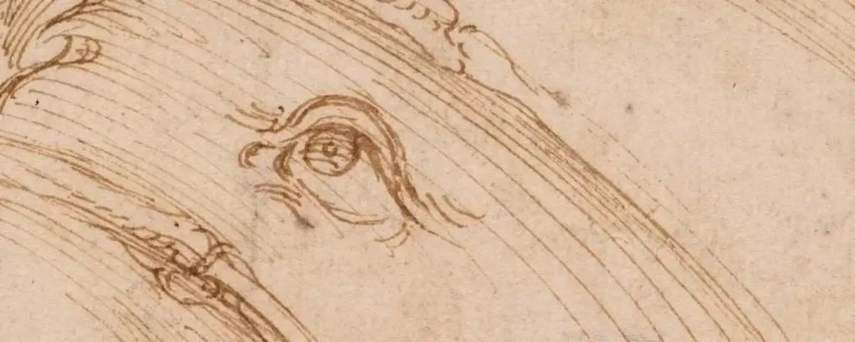 Giulio Romano, Phantastischer Flügel mit Krallen und Auge