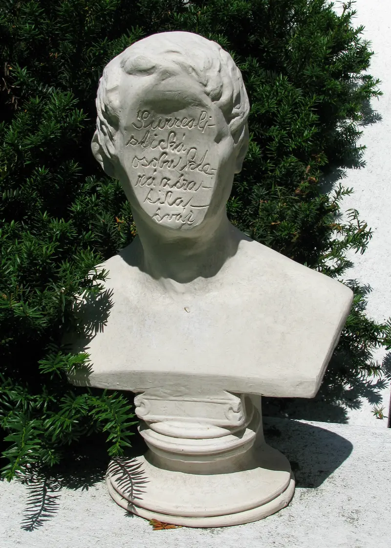 Eva Švankmajerová, Surrealist Personality who lost Face, 1995