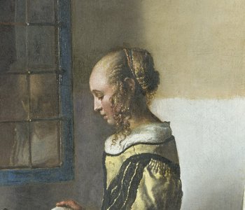 Johannes Vermeer, Brieflesendes Mädchen am offenen Fenster / Girl Reading a Letter at an Open Window, um / c. 1657–1659