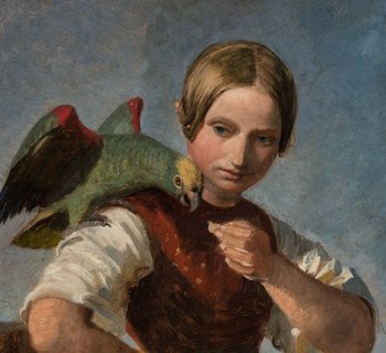 Jakob Gensler, Mädchen mit Papagei