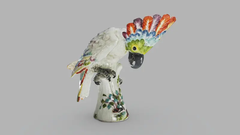 Screenshot, 3D-Modell des Kakadu