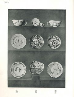 Tafel 20: Verschiedene frühe Meissener Porzellane